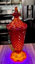 Bidone vintage amberina cadmio - bidone,