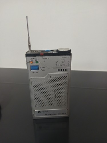 Radio portatile vintage elval - radio,