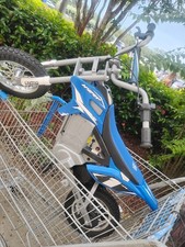 mini dirt bike per bambino blu