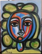 Dipinto olio Pablo Picasso