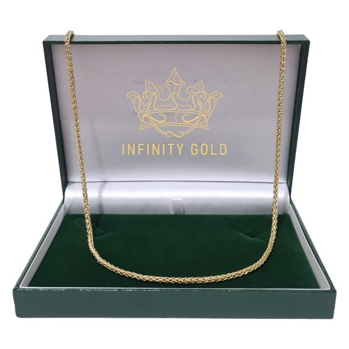 Catena spiga uomo oro 9ct - uomo,