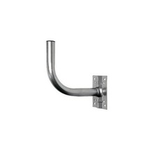 STAFFA SUPPORTO FISSAGGIO PARABOLA ANTENNA SATELLITARE SAT 90° 20 CM A MURO PALO