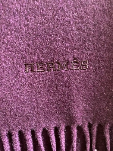 Hermes stola cashmere viola - in,