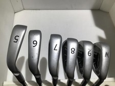 Ping i20 2012 Set di ferri 5-9+W CFS Steel Flex-S 6 pezzi mazze da golf usate...