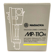 Cartuccia stereo tipo NAGAOKA MP-110H MP con guscio testa per giradischi...