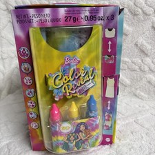 Barbie Bambola Color Reveal Set Regalo, Fashion Maker Tie-Dye con 2 Bambole Barbie