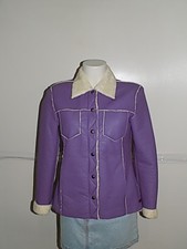 GAS  GIUBBINO SHERPA GIUBBOTTO JACKET GIACCA COAT DONNA TG.S CASUAL VA410