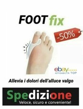 ALLUCE VALGO Care  Foot Fix tutore silicone FOOTFIX  2 pezzi dx-sx anallergico