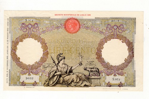 100 lire aquila - 100, romana"
