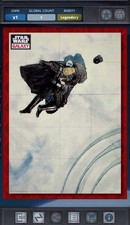 Star Wars Card Trader 2023 Chrome Galaxy Vader Redeemed Red /5 Digital Card