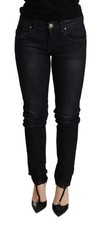 Pantaloni Skinny Blu Lavati A