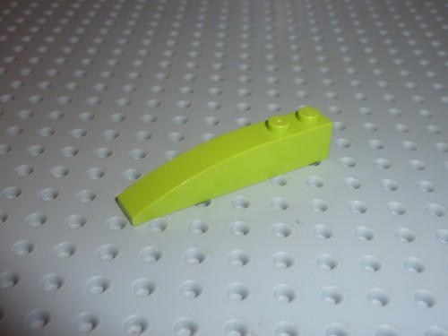 Lego lime slope brick - slope, réf