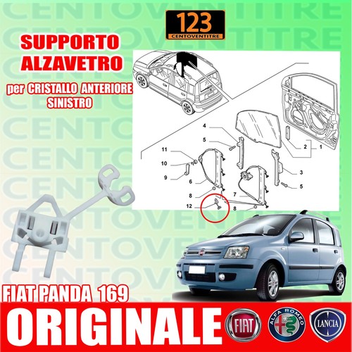 Supporto clip alzavetro - supporto,