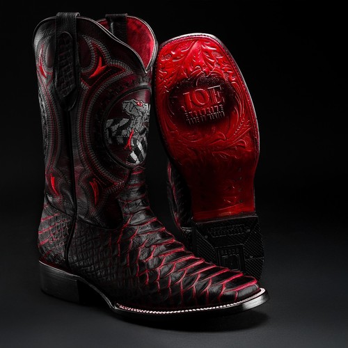 Stivali cowboy western uomo