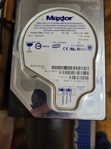Maxtor diamondmax plus gb - maxtor,