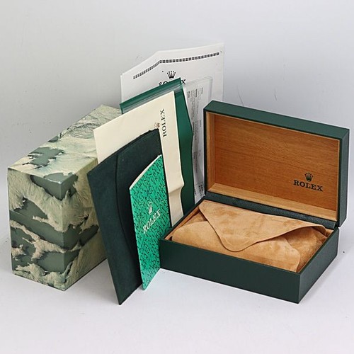Rolex watch box case - rolex, green
