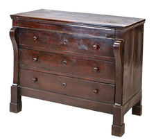 OCCASIONE! Antico Comò Cassettone Impero Legno di Ciliegio 4 Cassetti - Sec. XIX