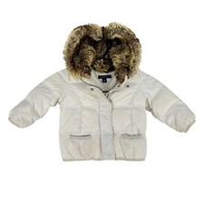 Giacca In Piuma Con Cappuccio Tommy Hilfiger Per Ragazze Taglia 18 Mesi
