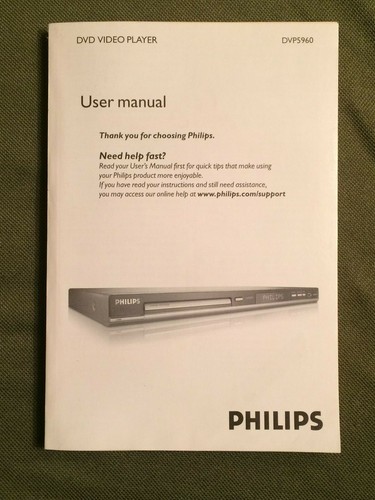 Dvd video player - player, philips
