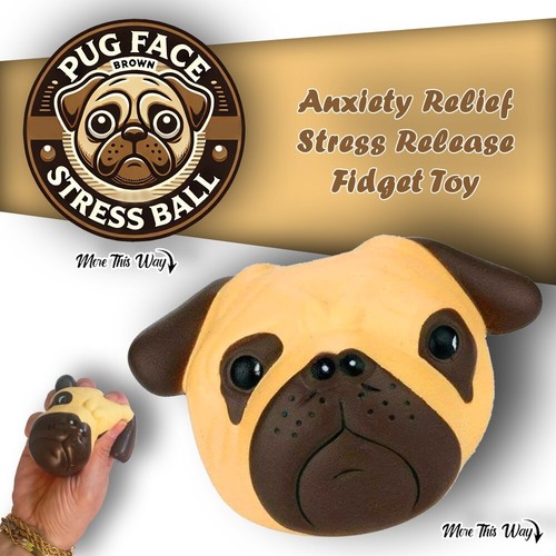 Stress ball pug - stress,