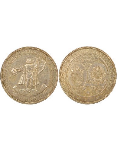 Brésil 4000 réis argent - brésil,