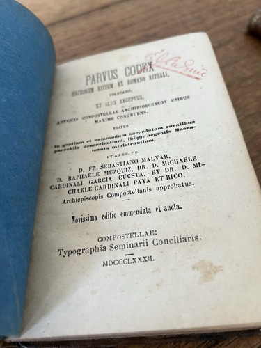 1882 parvus codex sacrorum - codex,