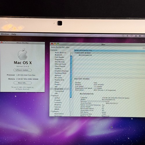 Apple imac 2008 desktop - 2008, 17"