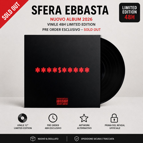 Pre order sfera ebbasta - pre, |