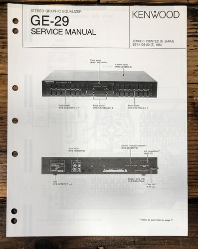 Kenwood equalizzatore - ge-29,