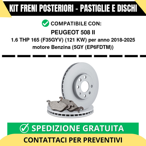 Kit freni posteriori per - kit,