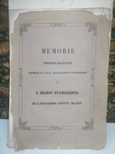 Leonardo Manin MEMORIE STORICO