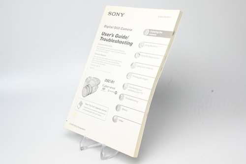 Sony cyber shot dsc - sony, dsc-r1