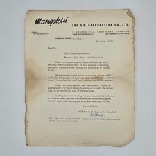 Mangolesti G.M. Carburatore