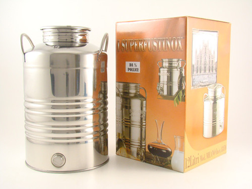 Bidone acciaio inox milano - acciaio, 12l