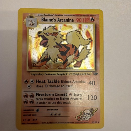 Pokémon tcg wotc blaine - pokémon,