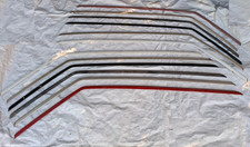 2 modanatura grondaia tetto alfa 75 inserto gocciolatoio profilo cappotta dx sx