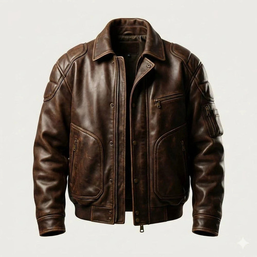 Giubbotto uomo vintage - , pelle