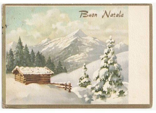 1961 paesaggio montagna - di,
