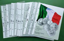 KIT COLLEZIONE MONETE COMMEMORATIVE DELLA LIRA ITALIANA IN ARGENTO NO CARAVELLE