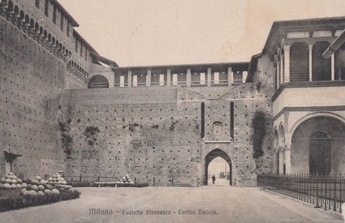 Cartolina milano lombardia - milano,