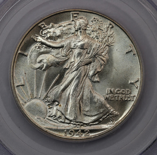 Mezzo dollaro 1942 walking - mezzo,