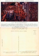 PROPAGANDA WW2-AFFRESCO CARPANETTI MINISTERO CORPORAZIONI-REALIZZAZIONE-C73-44