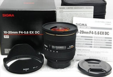 SIGMA 10-20mm F4-5.6 EX DC