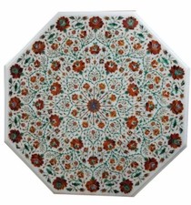 Tavolo Centrale In Marmo 36"