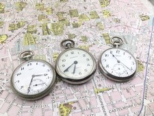 Orologio Tasca . 3 Orologi Per Iniziare Una Collezione . 1900/1940
