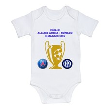 Body neonato celebrativo Finale Champions League PSG Inter 31 Maggio 2025 Monaco