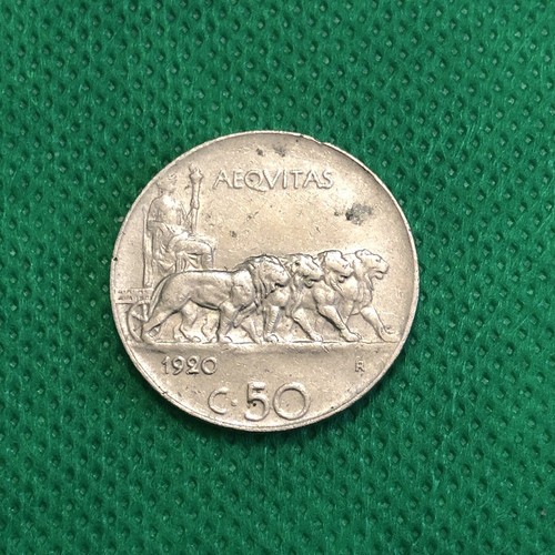 Regno italia centesimi - d'italia, 50