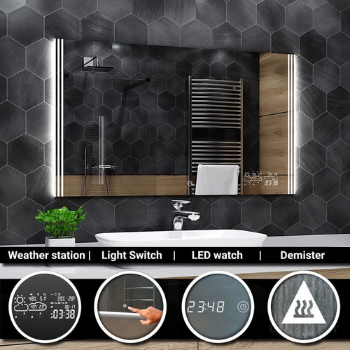 Specchio del bagno led - del,