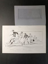 disegno originale GIANELLI Milan-Piacenza 2003 (26x17 cm) 12