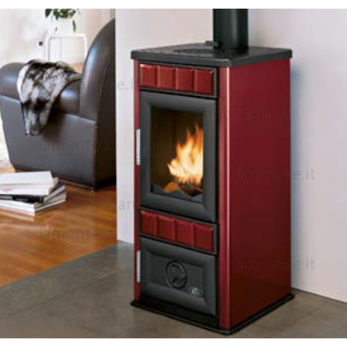 Stufa ceramicata king rossa - ceramicata, s
